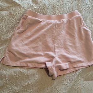 pink comfy shorts
